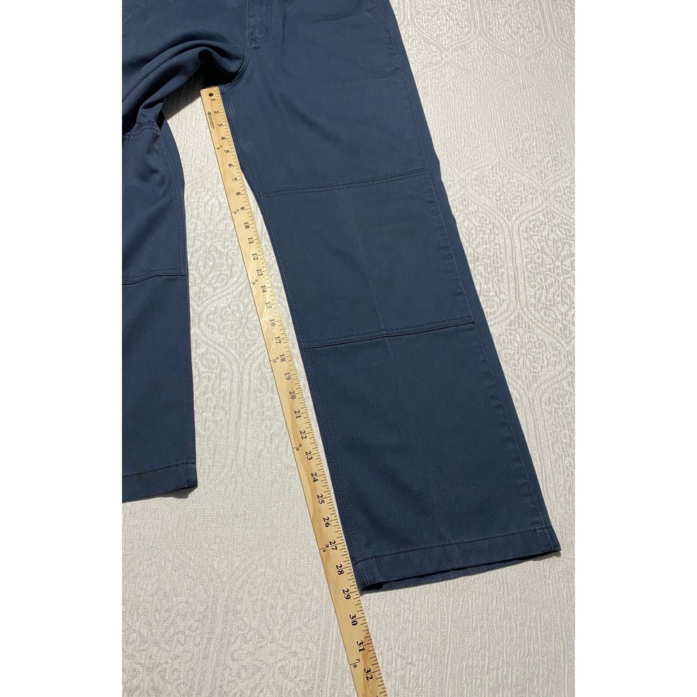 Carhartt Mens Double Knee Work Pants Navy Blue Relaxed Fit Carpenter 32x29 - Picture 6 of 9